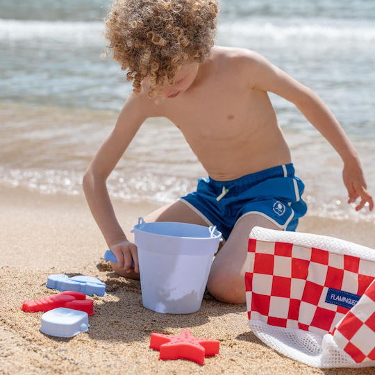 Kinder Strandspielzeug Silikon 6 Stück Blau 18+ Monate