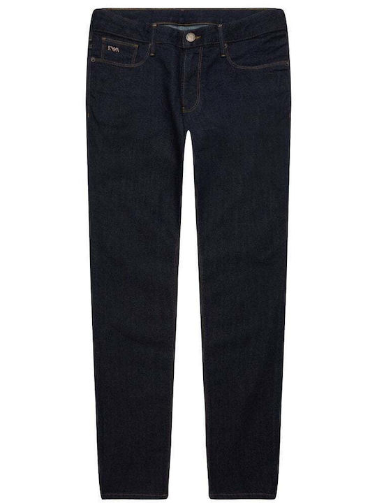 Herren Jeanshosen Elastisches Slim Fit Blau