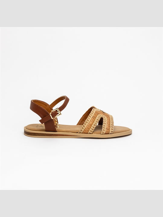 Women's Flat Sandals Brown