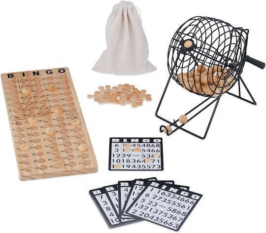 Επιτραπέζιο Παιχνίδι Bingo για 2+ Παίκτες 10043344 Relaxdays