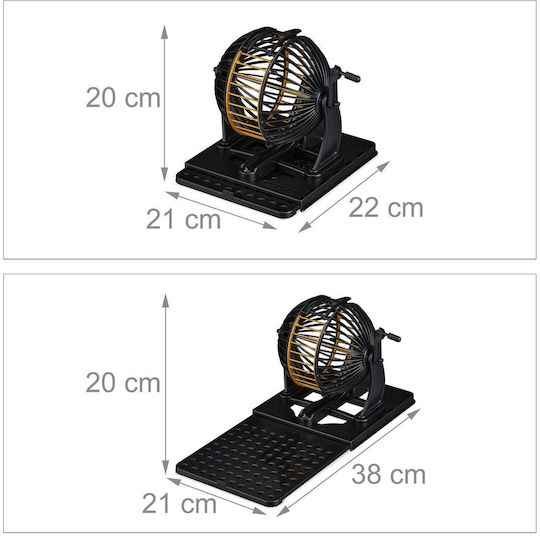 Επιτραπέζιο Παιχνίδι Bingo για 2+ Παίκτες 10043342 (EN) Relaxdays