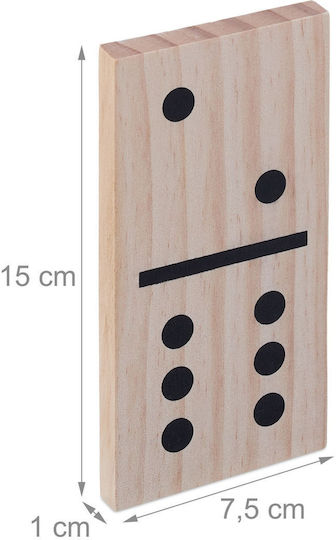 Επιτραπέζιο Παιχνίδι Domino για 1+ Παίκτες 10037944 Relaxdays