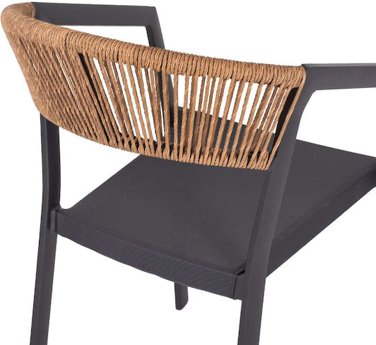 Garten- und Outdoor-Möbelsets Speisesaal 5 Stück Grau