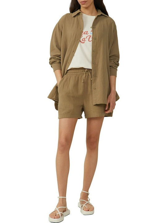 Damen-Shorts Khaki