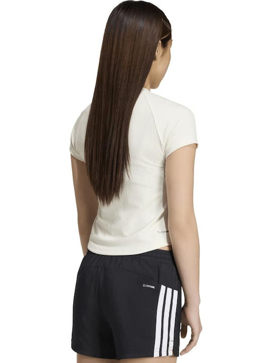 adidas Kids Crop Top Beige Adidas
