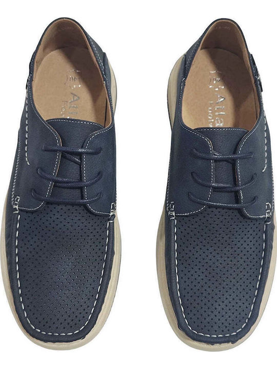 Men's Moccasins in Blue Colour