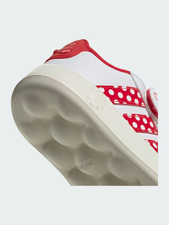 Grand Court Minnie Adidași Copii Cu Închidere Hoop & Loop Albi