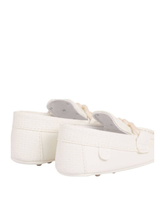 Mayoral Baby Soft-Sole Moccasins White