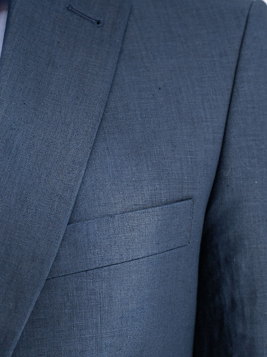 Sommer Herrenanzugsjacke Blau