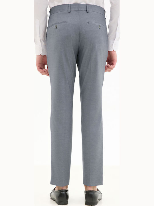 Men’s Suit Jacket with Slim Fit Dark Grey