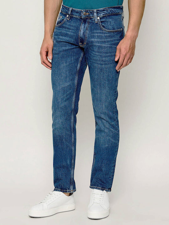 Tommy Hilfiger Scanton Ανδρικό Παντελόνι Τζιν Slim Fit Γκρι