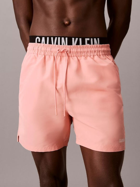 Herren Boxershorts Rosa mit Muster