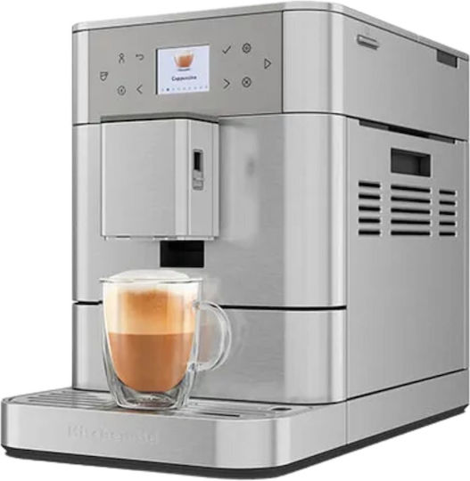 Kitchenaid KF6 Automatic Espresso Coffee Machine with Grinder Stainless Steel