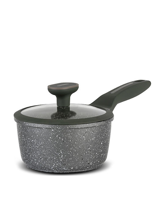 Nava Olea Cast Aluminum Cookware Set with Stone Interior Coating 3 Pieces
