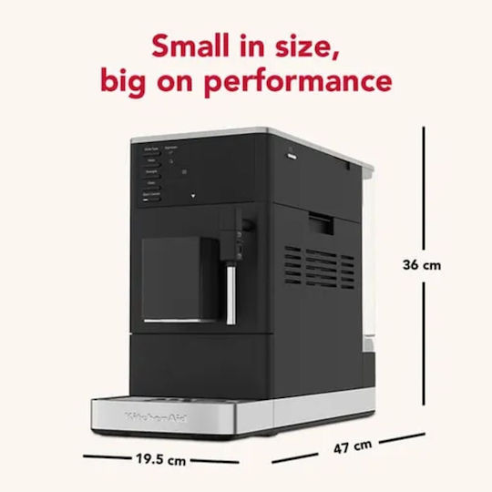 Kitchenaid KF2 Automatic Espresso Coffee Machine with Grinder Matte Black 5KES8452BBM