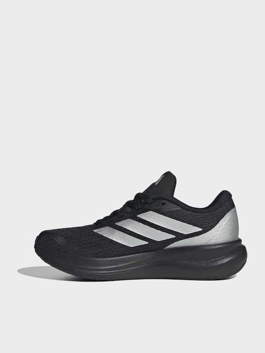 Runfalcon Kinder Sportschuhe Running mit Schnürsenkeln Schwarz
