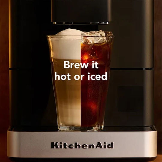 Kitchenaid KF2 Automatic Espresso Coffee Machine with Grinder Matte Black 5KES8452BBM