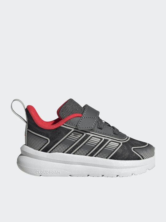 Tensaur Run Kinder Sportschuhe Running mit Schnürsenkeln Schwarze