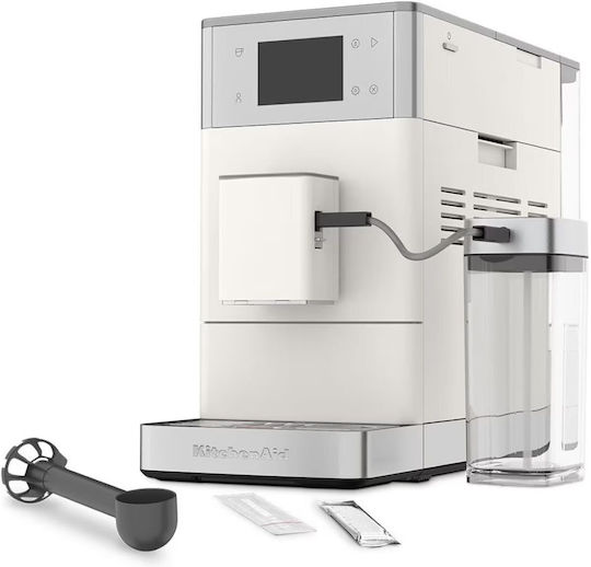 Kitchenaid KF4 Αυτόματη Μηχανή Espresso με Μύλο Άλεσης White