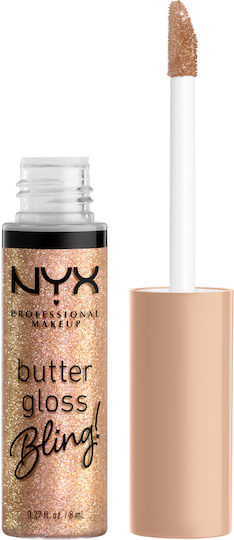NYX Professional Makeup Butter Gloss Bling! Лип Глос 01 Bring The Bling 8мл