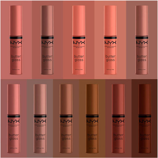 NYX Professional Makeup Butter Lip Gloss 51 Brownie Drip 8ml
