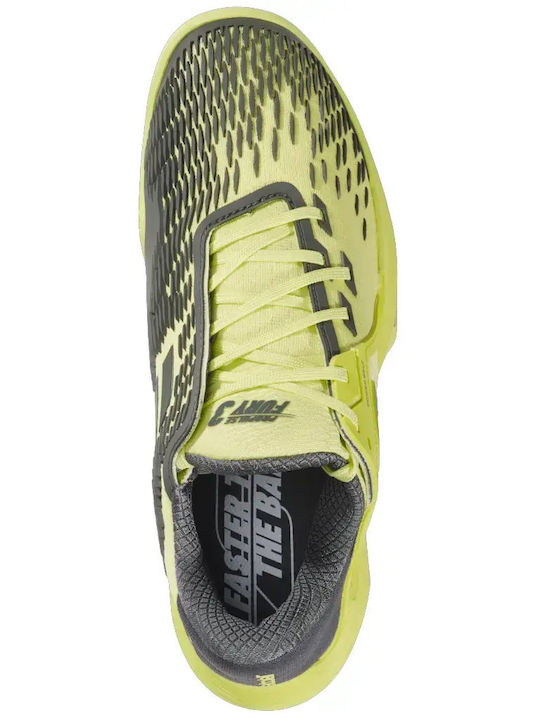 Babolat Propulse Fury 3 Ανδρικά Παπούτσια Τένις για Χωμάτινα Γήπεδα Κίτρινα