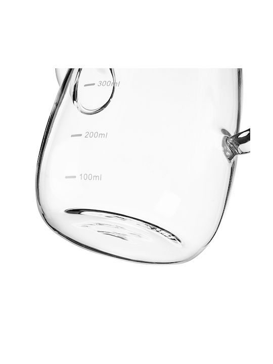 Kadax Glasölkanne mit Fluss 500ml