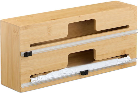 Relaxdays Rollenspender Aus Holz Beigefarben 14,5x8cm 10050598_340 Relaxdays Rollenspender Aus Holz Beigefarben 14,5x8cm 10050598_340