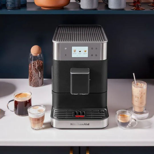Kitchenaid KF7 Αυτόματη Μηχανή Espresso με Μύλο Άλεσης Black 5KES8557BBK