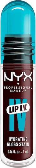 NYX Professional Makeup Lip IV Lip Gloss 15 Water 'bout Wine? Hydrating 5ml