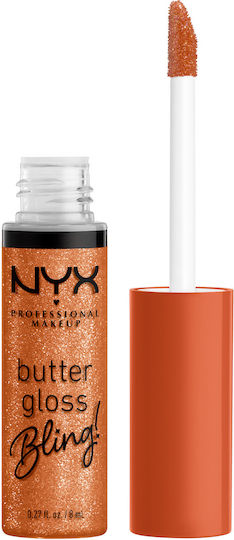 NYX Professional Makeup Butter Gloss Bling! Lip Gloss 03 Pricey 8ml