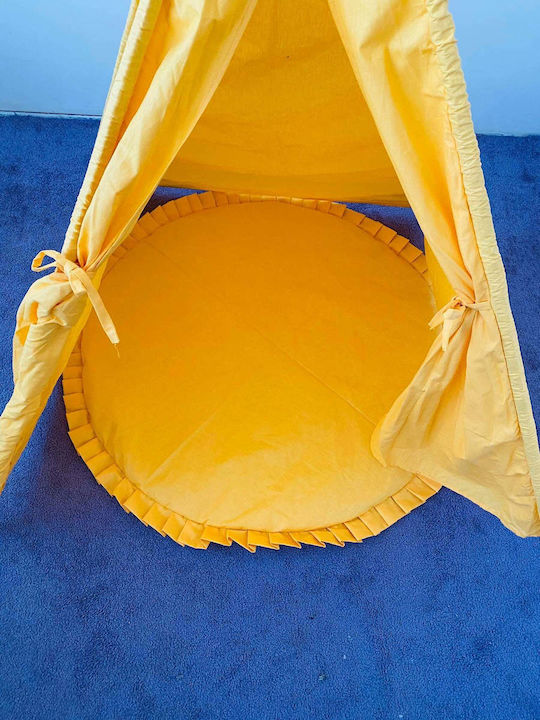 Kids Rug Cotton Galben