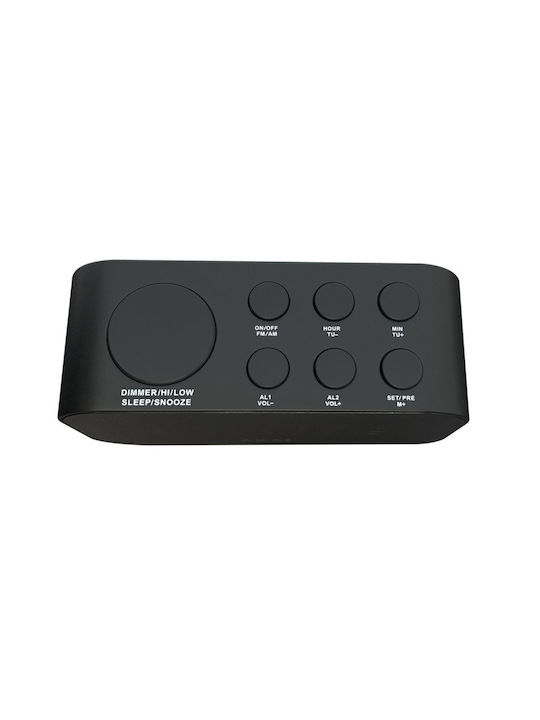 Akai Home Επιτραπέζιο Ψηφιακό Ρολόι με Ξυπνητήρι & Ραδιόφωνο ACR-3088
