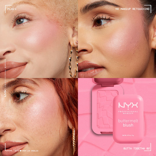 NYX Professional Makeup Blush Buttermelt Butta Together 5gr