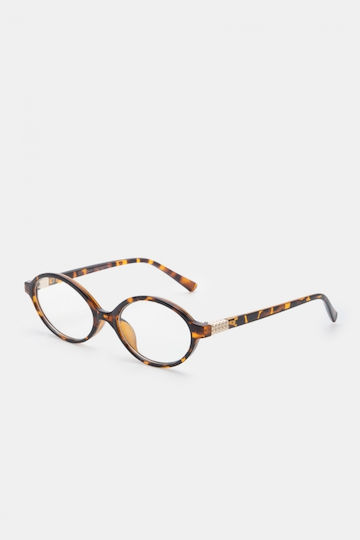 Sunglasses Oval Style 4914113 Animal Print