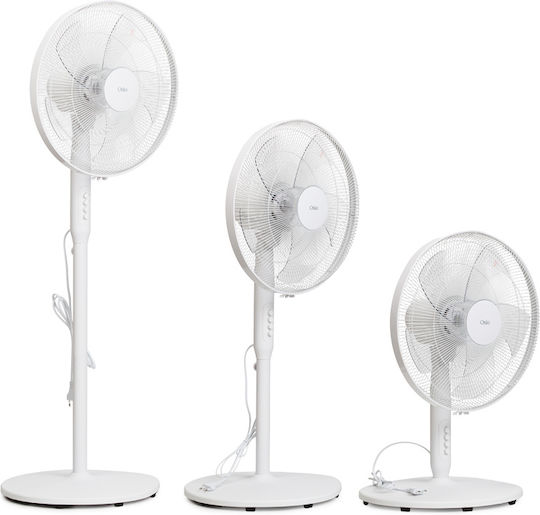 Osio Ανεμιστήρας Ορθοστάτης 50W Λευκός
