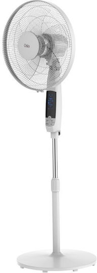 Osio Pedestal Fan 50W White