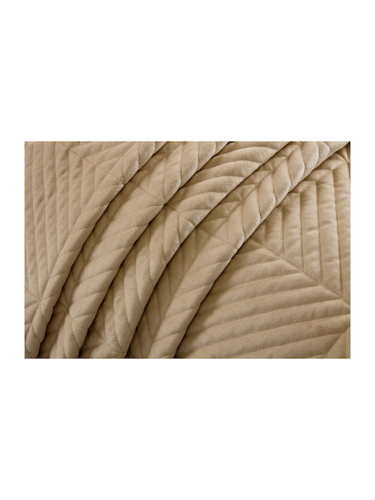 Liolios Home Set Coverlet Semi-double Cream 180x240cm 2pcs