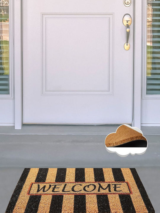SteweHome Non-Slip White Doormat Thickness 15mm