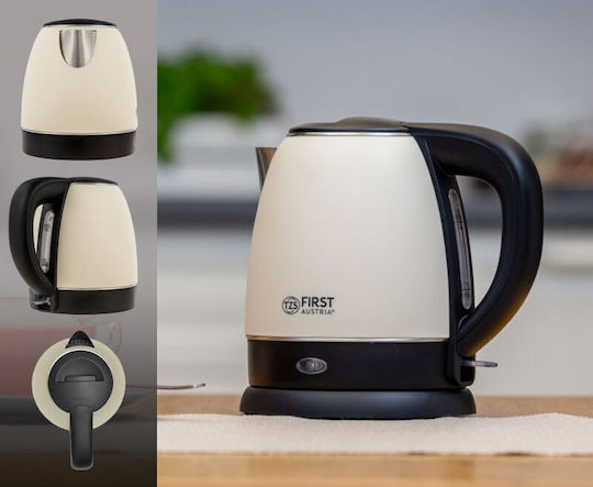 First Austria Kettle 1.2lt 2200W Beige