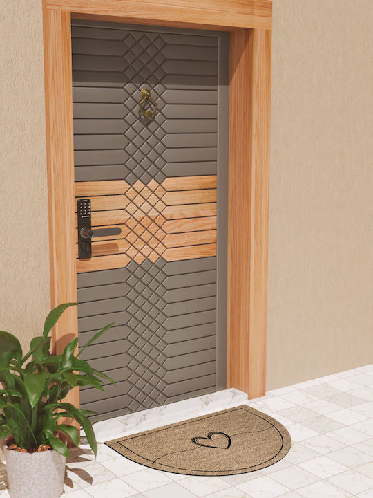 SteweHome Non-Slip Brown Doormat Thickness 10mm