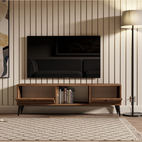 Έπιπλο Τηλεόρασης Καφέ Μ138xΠ30xΥ42cm