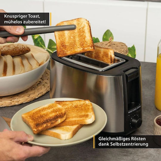 First Austria Toaster 2 Slots 750W Inox