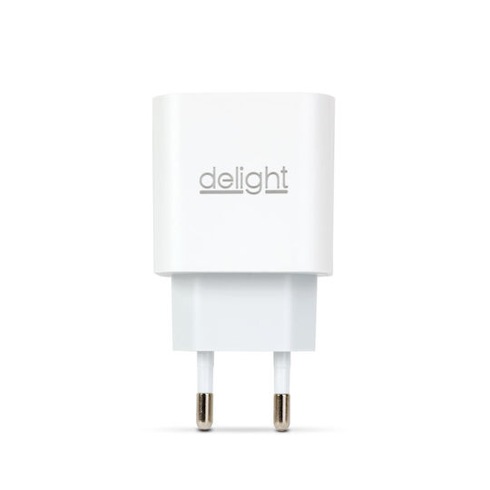 Alista Home Incarcator Fără Cablu cu Port USB-C 20W Power Delivery Alb (GLB_55040WH)