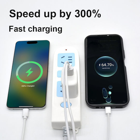 Alista Home Incarcator Fără Cablu cu Port USB-A și Port USB-C 20W Power Delivery / Quick Charge 3.0 Alb (161970)