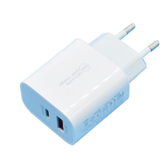 Alista Home Incarcator Fara Cablu cu Port USB-A si Port USB-C 20W Quick Charge 3.0 Alb (161969)