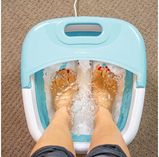 First Austria Massage Device for the Legs with Infrared Heat and Vibration Blue