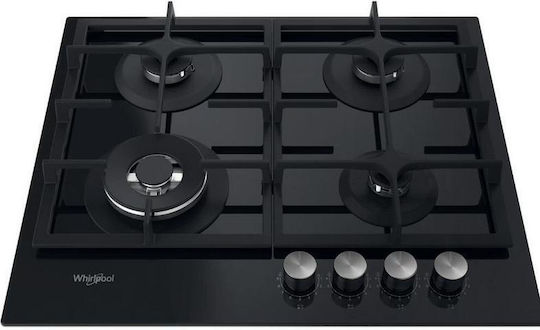 Whirlpool Εστία Φυσικού Αερίου Αυτόνομη 59x51εκ.