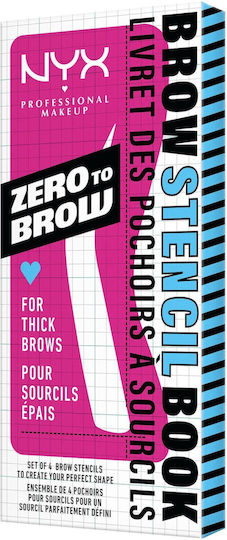 NYX Professional Makeup Zero To Brow Шаблон За Вежди