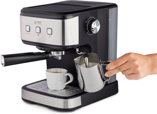 First Austria Espressomaschine 850W Druck 15bar Schwarz FA-5476-2